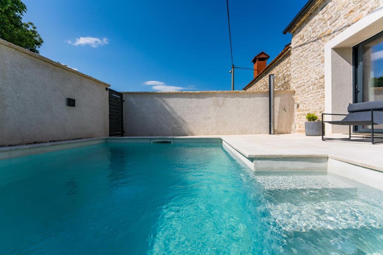 Stone House With Pool Poeta Villa Pridraga Екстериор снимка